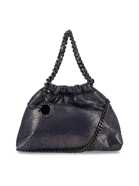 Torebka Stella Mccartney ze sznurkiem niebieska