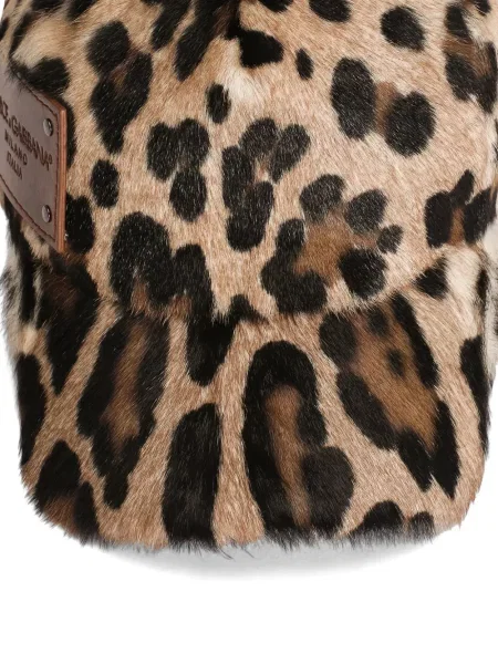Șapcă Dolce & Gabbana cu model leopard