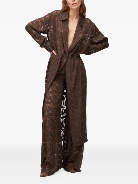 Rochie midi Retori plic maro