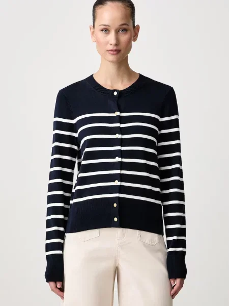 Tommy Hilfiger kardigan za žene od pamuka plava