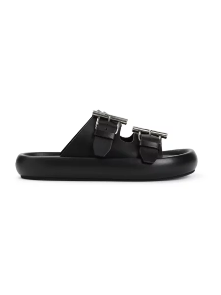 Klapki Alexander Mcqueen czarne