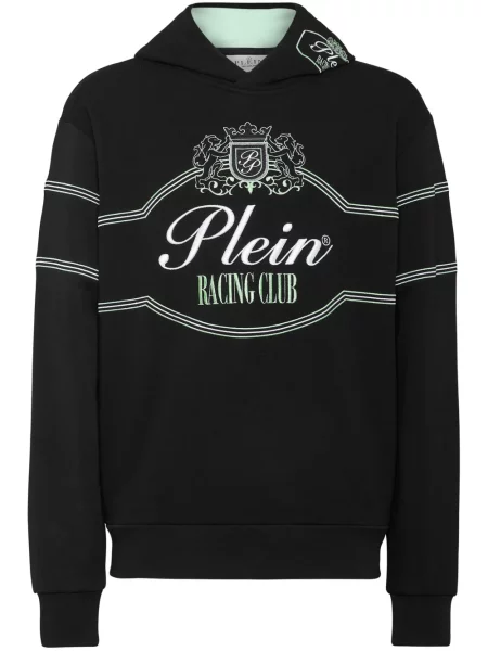 Суичър с качулка Philipp Plein черно