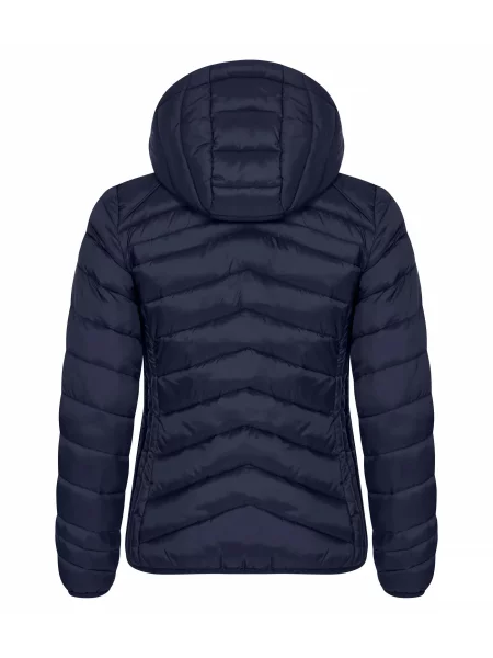 Clique kurtka Idaho z recyklowanego lekko pikowana – Dark Navy niebieska