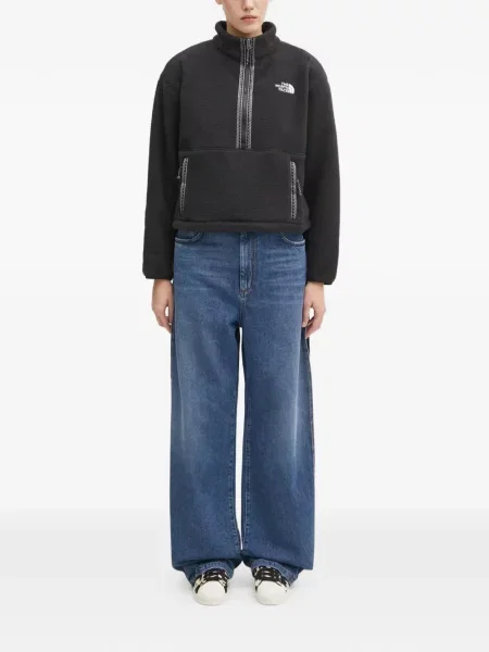 Hanorac cu fermoar The North Face negru