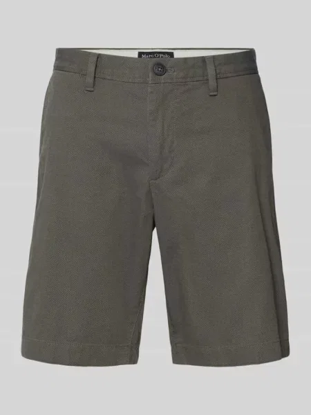 Szorty o kroju slim fit z mieszanki bawełny model SALO' Marc O'polo