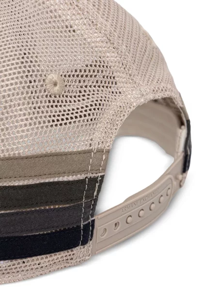 Baseball sapka Armani Exchange nyomtatás fehér