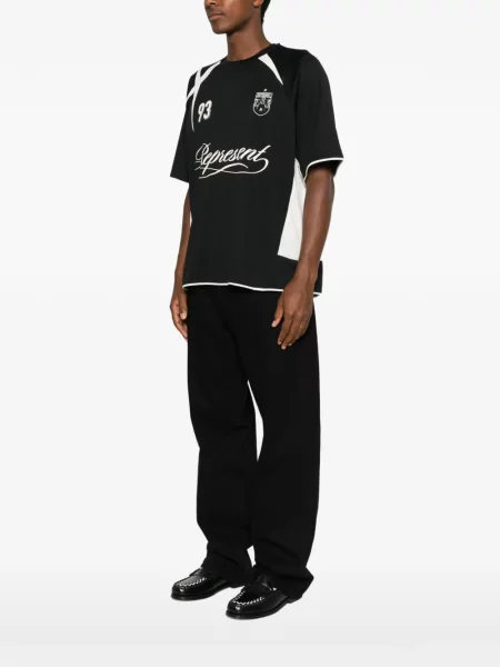 Fotbal tricou Represent cu imagine negru