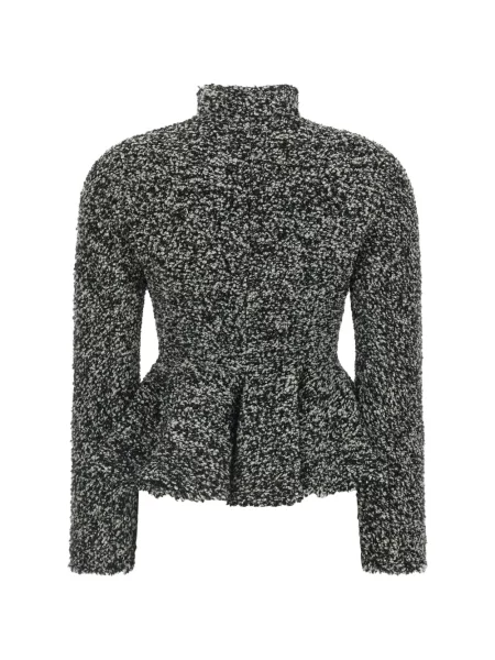 Bouclé geacă Alberta Ferretti negru