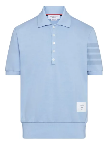 Polo Thom Browne cu dungi albastru