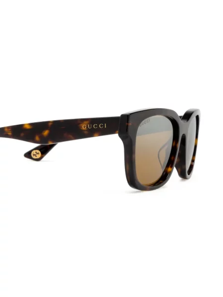 Слънчеви очила Gucci Eyewear с принт кафяво