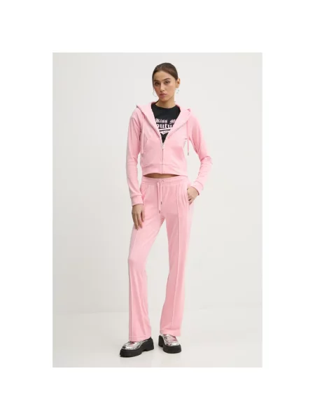 Spodnie dresowe Juicy Couture różowe