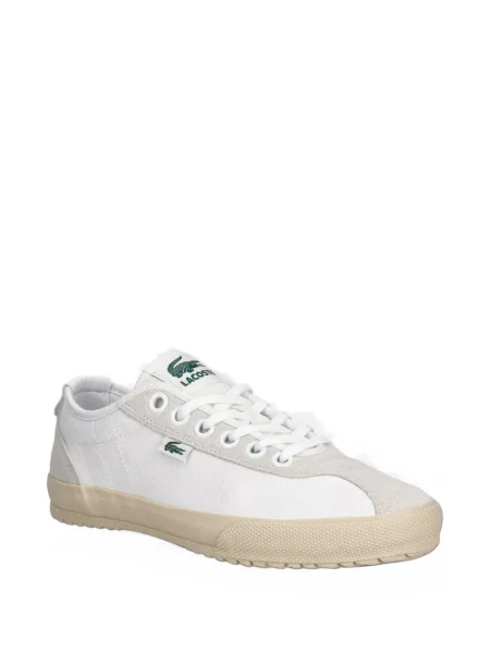 Sneakerși Lacoste cu autograf alb