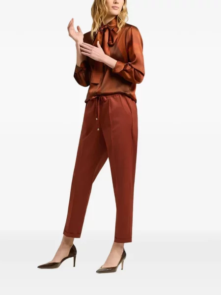 Pantaloni Kiton alergare cu cordon roșu