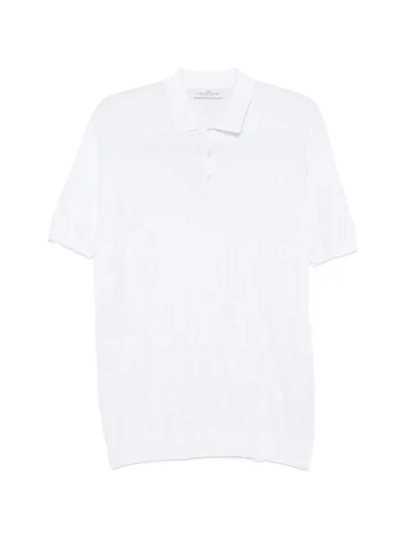 Tricou polo Jeordie's alb