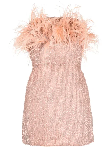 Sukienka Retrofete z cekinami fioletowa