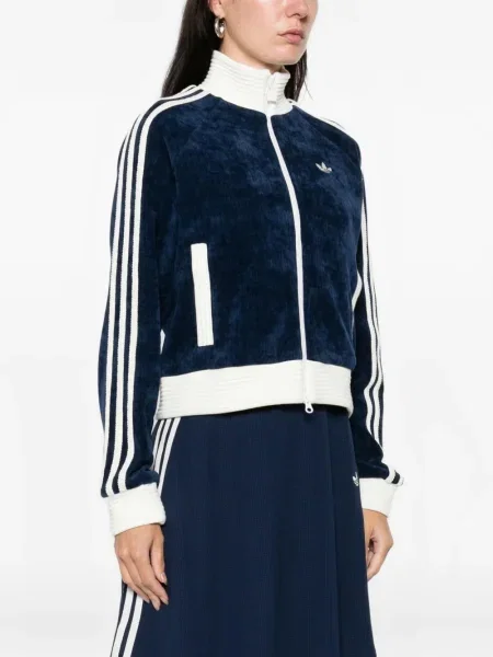 Bouclé kalhoty Adidas zelené