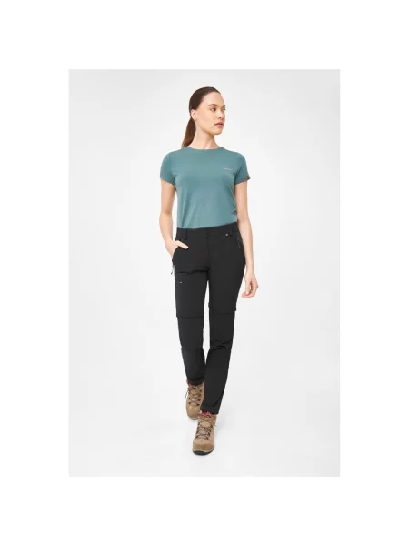 Viking Rocklyn Lady spodnie trekkingowe z odpinanymi nogawkami XS czarne