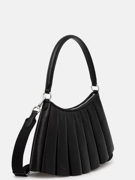 Lacoste geantă crossbody de damă din piele negru