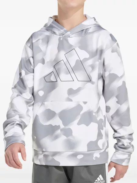 Tricou Adidas cu imagine cu model camuflaj alb