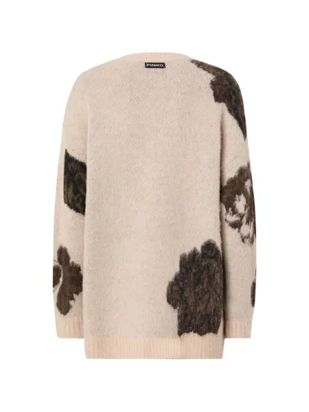 Pulover Pinko cu model floral tricotate