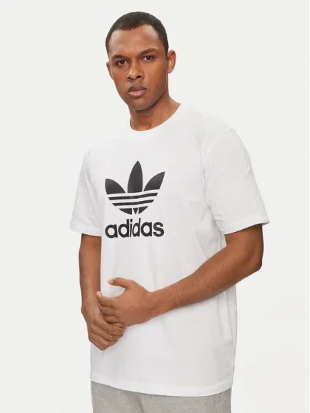 Adidas T-Shirt adicolor Trefoil biały