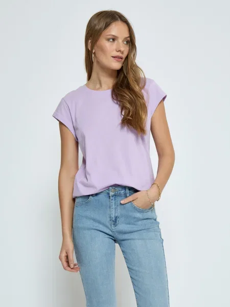 Peppercorn Tricou Trishia mov deschis