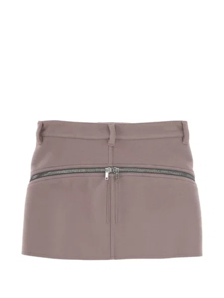 Fusta mini Rick Owens de lână roz