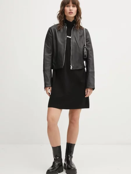 Сукня Hugo Blue Simo_B Simo_B midi oversize чорний