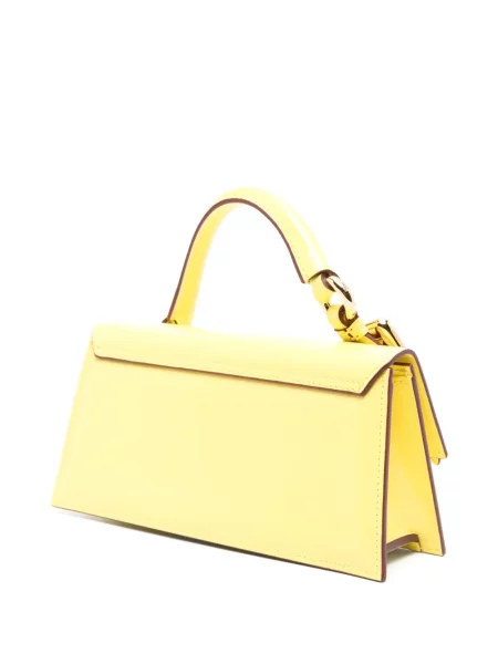 Lung bouclé geantă shopper Jacquemus galben