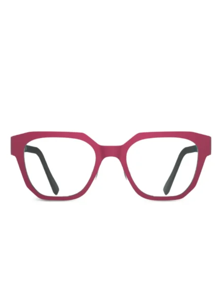 Ochelari de soare Blackfin cu imprimeu geometric roșu