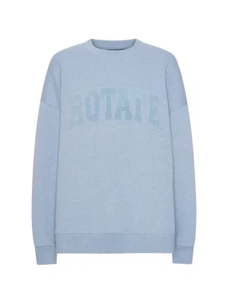 Hanorac crewneck Rotate Birger Christensen albastru