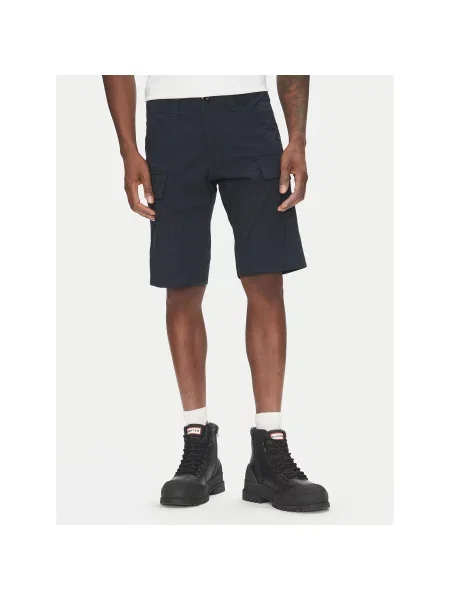 G-Star Raw Σορτς υφασμάτινο 3D Cargo Σκούρο Regular Fit μπλε