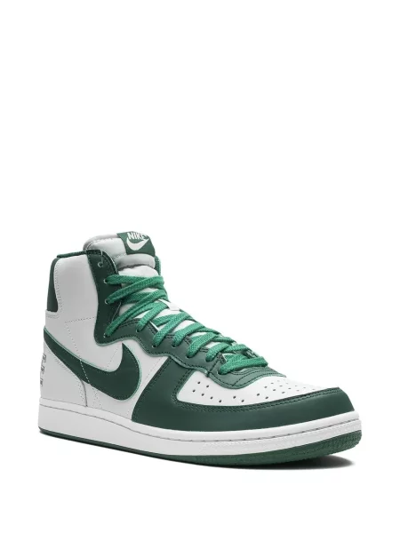 Iš natūralios odos retro stiliaus sportbačiai Nike Blazer balta