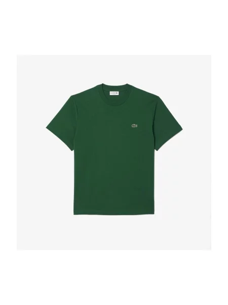 Cămașă Lacoste cu autograf clasică verde