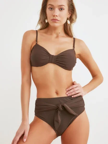 Bikini Trendyol brązowy
