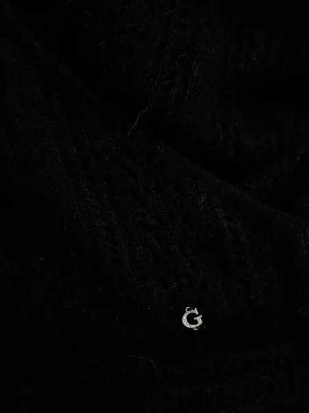 Шерстяной легкий свитер Guess черный