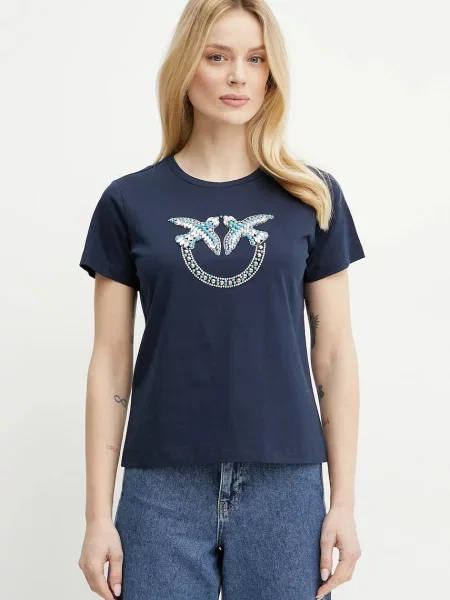 Pinko Póló QUENTIN | Regular Fit kék