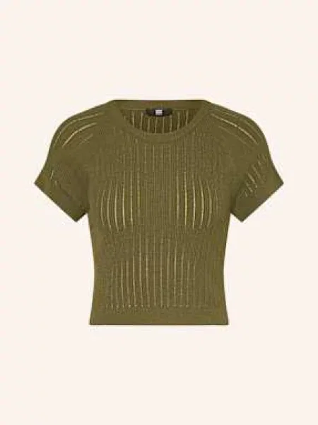 Riani Cropped Úpletové Tričko khaki