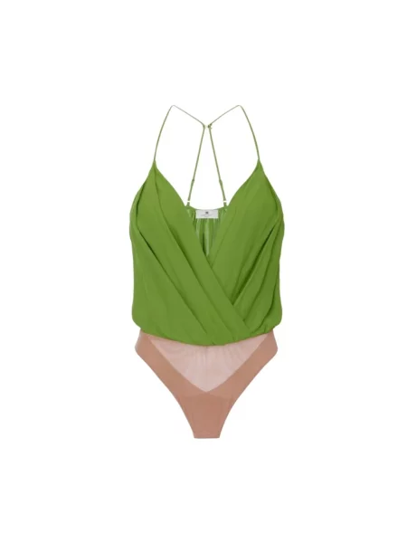 Koszulka Elisabetta Franchi tiulowa zielona