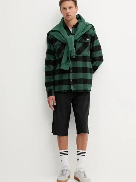 Сорочка Dickies regular класичний комір зелений