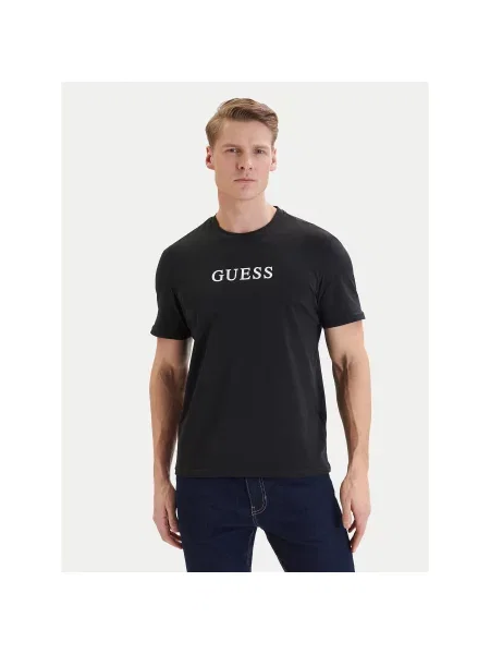 Πουκάμισο Guess μαύρο