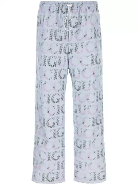Pantaloni Gucci cu imagine violet