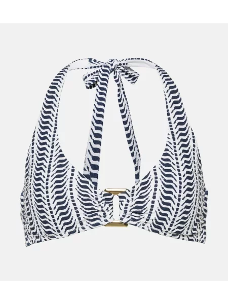 Bikini Heidi Klein cu imagine cu gât halter