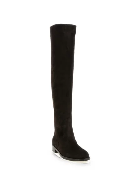 Botine Gianvito Rossi din piele de căprioară maro