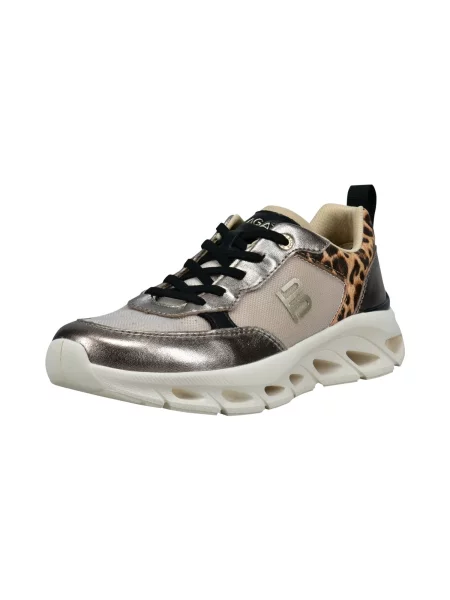 TT. BAGATT Nizke superge bež / kremna srebrna črna