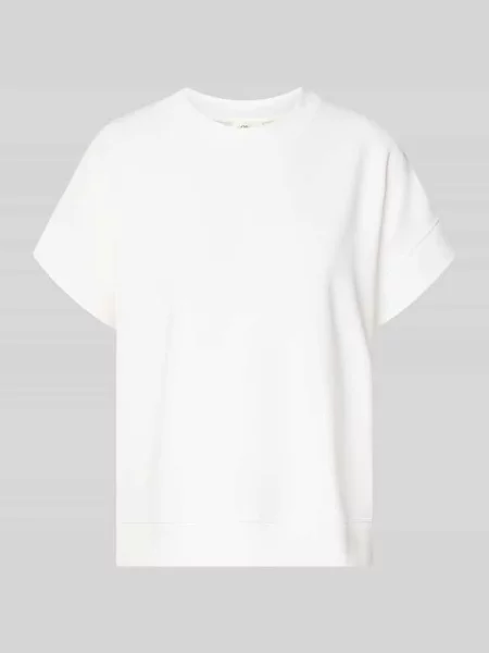 T-shirt o kroju relaxed fit z mieszanki modalu S.oliver Red Label biała