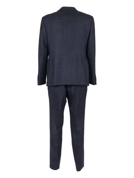 Costum Luigi Bianchi Mantova de lână de costum albastru