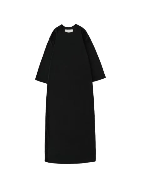 Rochie midi Studio Nicholson cu decolteu rotund de costum negru