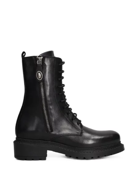 Botine Metisse cu șireturi din dantelă negru