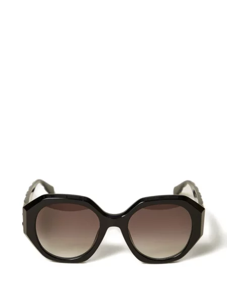 Ochelari de soare Twinset cu imprimeu geometric negru
